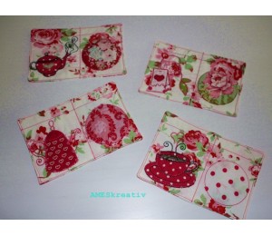 ITH - Mug Rugs - Tea Party